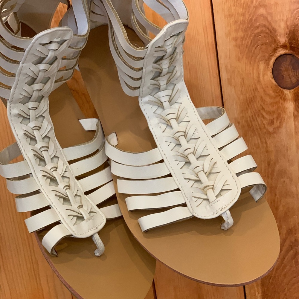 White Gladiator Sandels